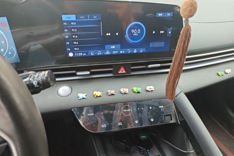 Used Hyundai Elantra 2021 1.5L CVT TOP Flagship Edition Audio And AC Panel