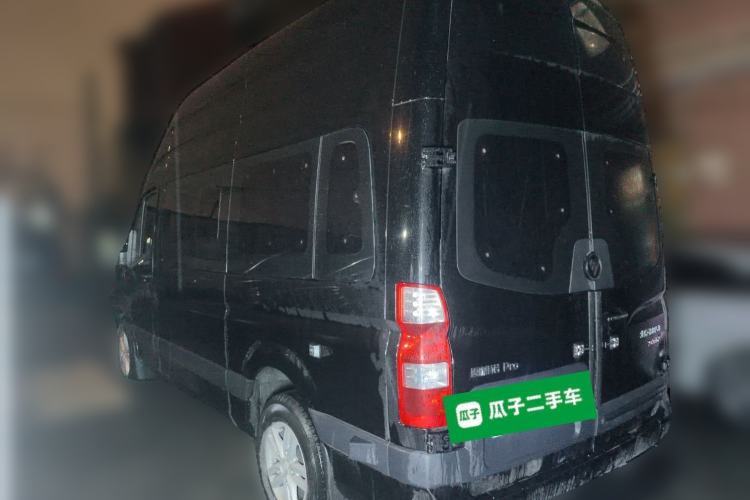 Used Foton Toano 2023 Joy Elephant Multi-Function Model Cummins 2.8T Automatic Long Wheelbase Mid-Roof Design Rear Single Tire Available in 5/6/7/9-Seater Configurations Rear Left 45 Deg