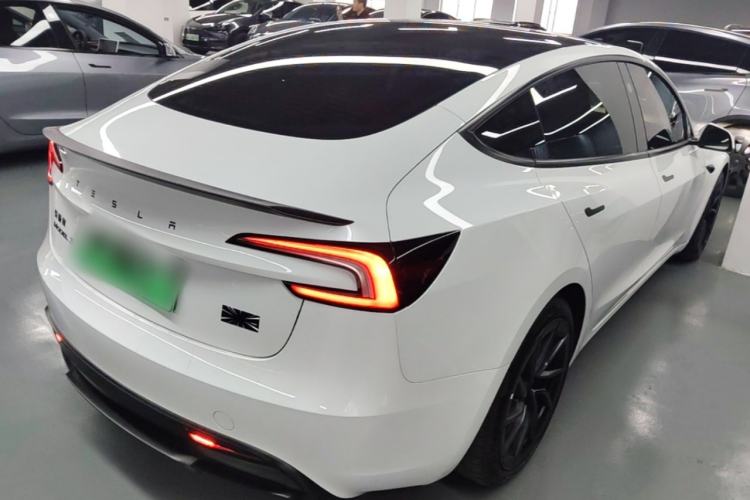 Used Tesla Model 3 2025 Model High-Performance All-Wheel-Drive Version Rear Right 45 Deg