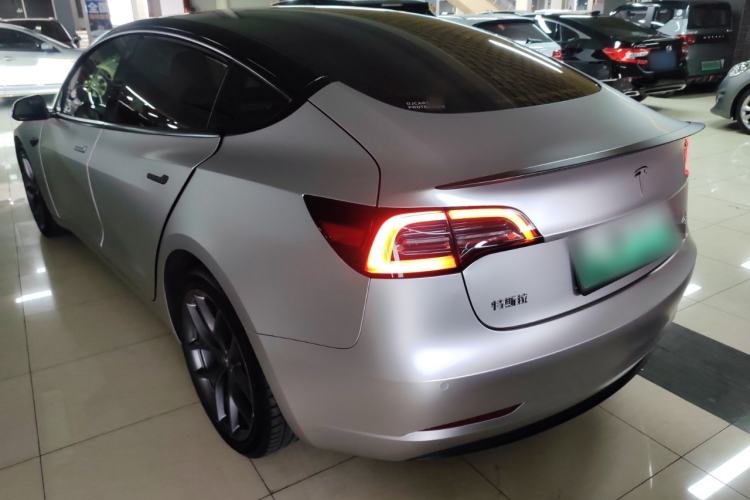 Used Tesla Model 3 2022 Performance High-Performance All-Wheel-Drive Version Rear Left 45 Deg