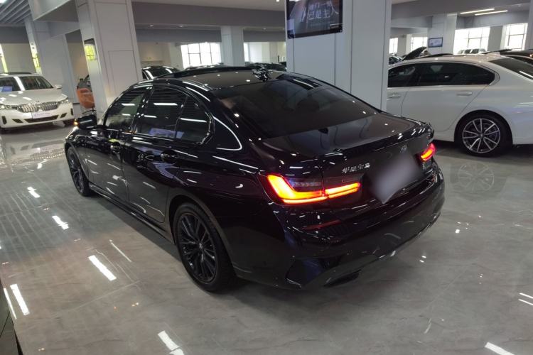 Used BMW 3 Series 2022 325i M Sport Night Edition Package Rear Left 45 Deg