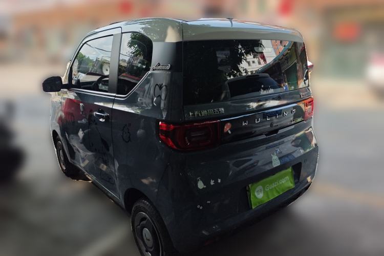 Used Wuling Hongguang MINIEV 2022 Macaron Fashion Model Lithium Iron Phosphate Rear Left 45 Deg