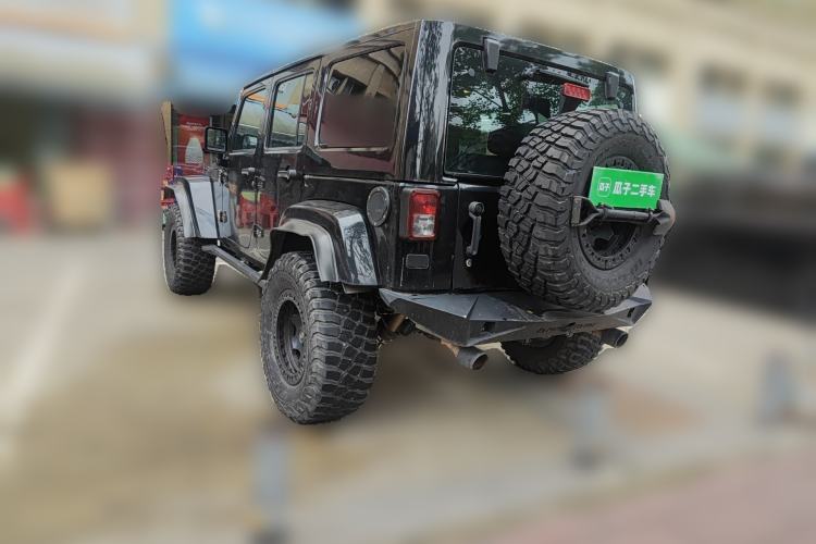 Used Jeep Wrangler 2013 3.6L Sahara Four-Door Edition Rear Left 45 Deg