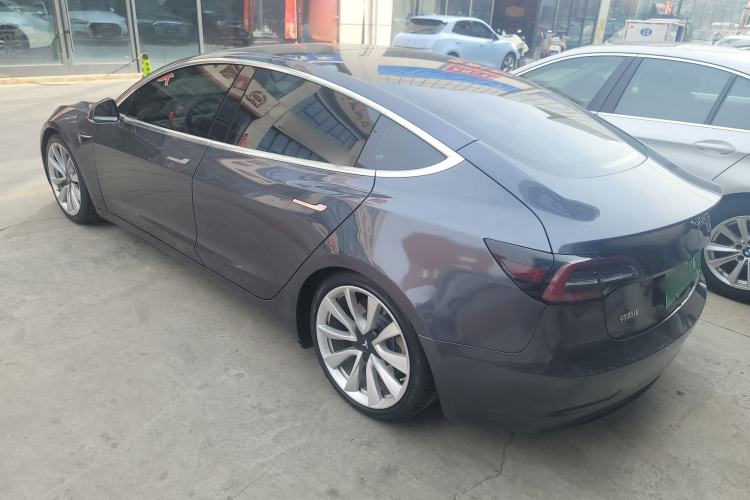 Used Tesla Model 3 2019 Standard Range Rear-Drive Upgraded Version Rear Left 45 Deg