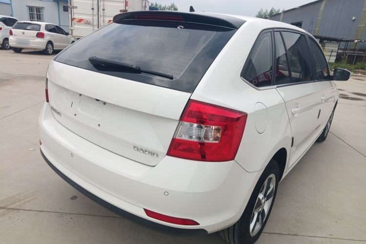 Used Skoda Rapid Spaceback 2019 Revised Version 1.5L Automatic Comfort Edition China VI Standard Rear Right 45 Deg