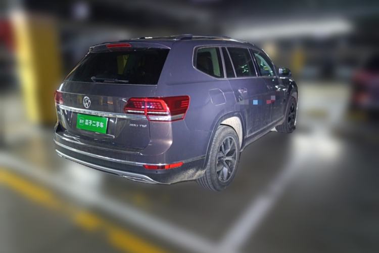 Used Volkswagen Teramont 2017 380TSI Four-Wheel Drive Luxury Edition Rear Right 45 Deg