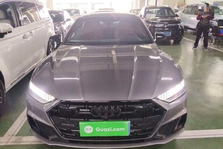 Used Audi A7L 2022 55 TFSI quattro S-line Zhiyuan Edition Obsidian Black Package