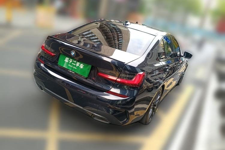 Used BMW 3 Series 2020 325i M Sport Night Edition package Rear Right 45 Deg