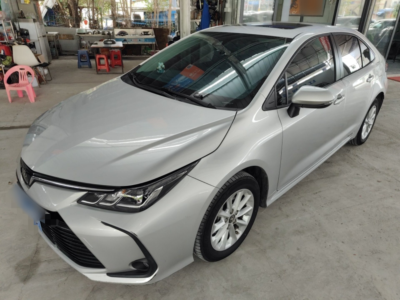 Parte inferior delantera