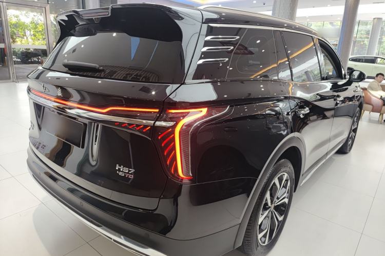 Used Hongqi HS7 2023 2.0T Automatic All-Wheel Drive Flagship Edition Six Seats Rear Right 45 Deg