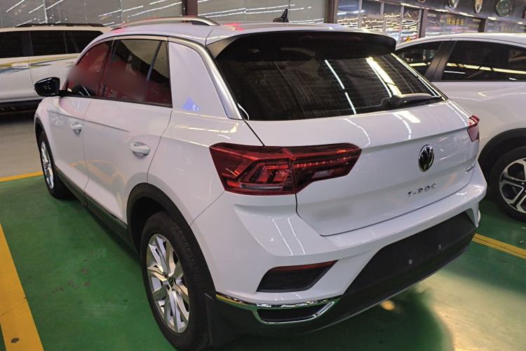 Used Volkswagen T-ROC 2021 280TSI DSG Two-Wheel Drive Elite Connect Edition Rear Left 45 Deg