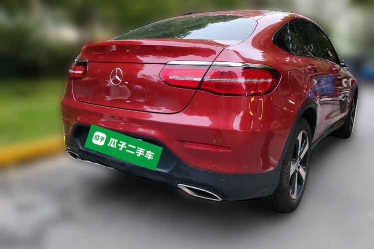 Used Mercedes-Benz GLC Coupe 2019 Facelift GLC 200 4MATIC Coupe SUV Rear Right 45 Deg