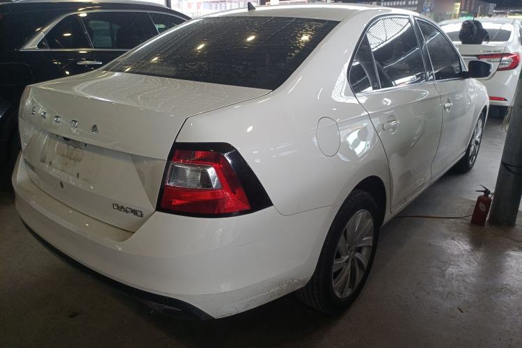 Used Skoda Rapid 2019 1.5L Manual Comfort Edition China VI Standard Rear Right 45 Deg