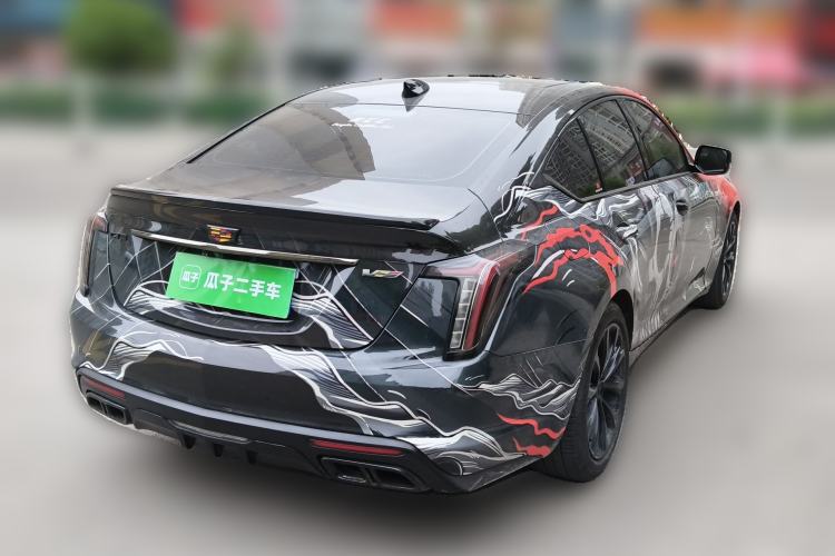 Used Cadillac CT5 2021 28T Luxury Model Rear Right 45 Deg