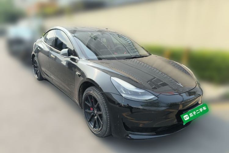 Used Tesla Model 3 2019 Standard Range Rear-Drive Upgraded Version Front Right 45 Deg