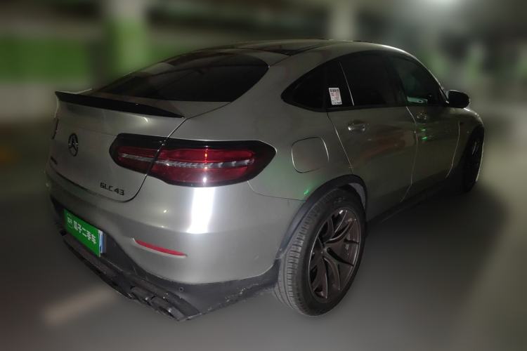 Used Mercedes-Benz GLC Coupe AMG 2017 AMG GLC 43 4MATIC Coupe SUV Rear Right 45 Deg