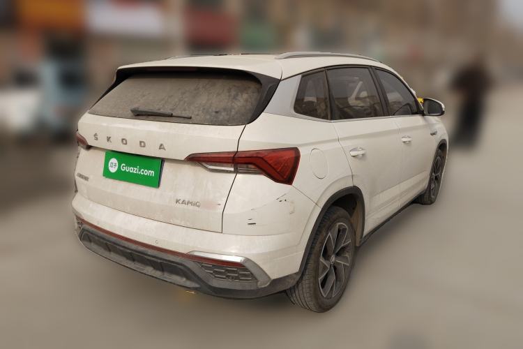 Used Skoda Kamiq 2020 Facelifted GT 1.5L Automatic Flagship Version China VI Standard Rear Right 45 Deg