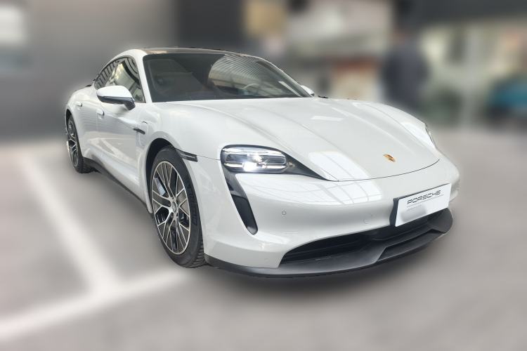 Used Porsche Taycan 2022-Year Updated Taycan Front Right 45 Deg