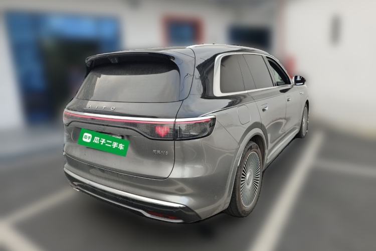 Used Hima AITO M8 2025 Extended-Range Max+ Version 53.4 kWh 6-Seater Edition Rear Right 45 Deg