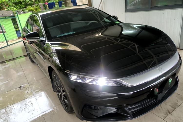 Used BYD Han 2025 DM-i 125KM Prestige Model Front Right 45 Deg