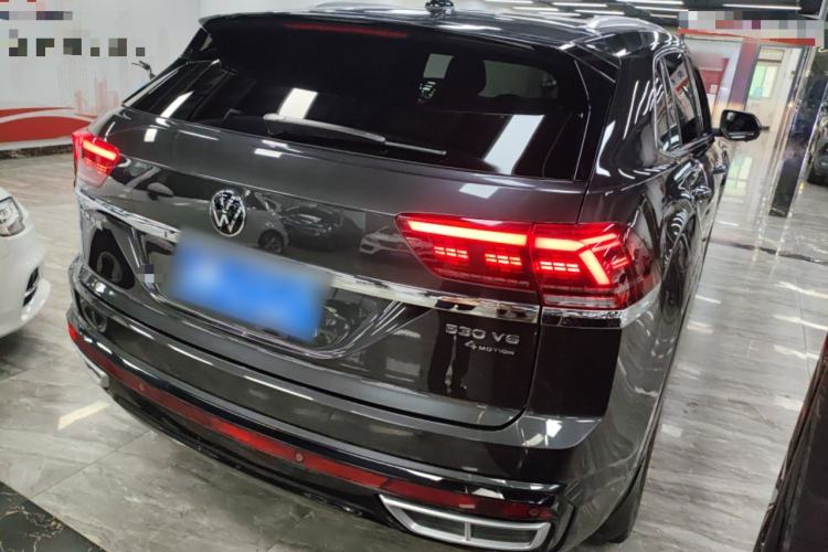 Used Volkswagen Teramont X 2021 530 V6 Four-Wheel Drive Prestige Luxury Edition Rear Right 45 Deg