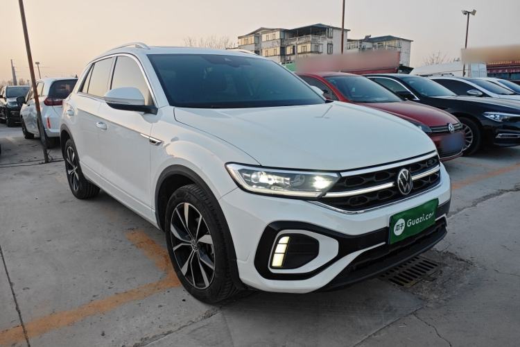 Used Volkswagen T-ROC 2025 300TSI DSG Two-Wheel Drive Chen Guang Edition Front Right 45 Deg