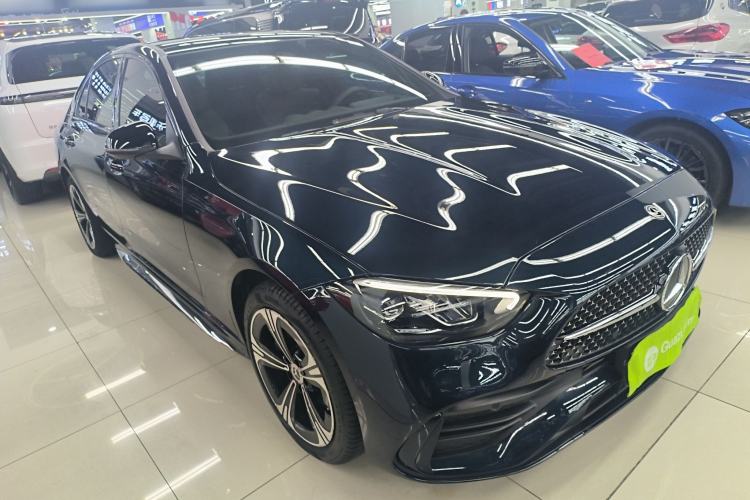 Used Mercedes-Benz C-Class 2022 C 260 L Obsidian Night Sport Edition Front Right 45 Deg