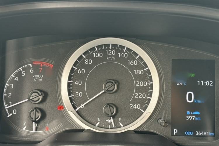 Used Toyota Levin 2019 185T CVT Sport Edition China VI Standard Instrument Cluster