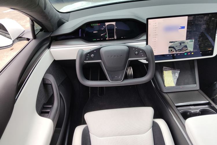 Used Tesla Model S 2023 Three-Motor All-Wheel-Drive Plaid Version Steering Wheel