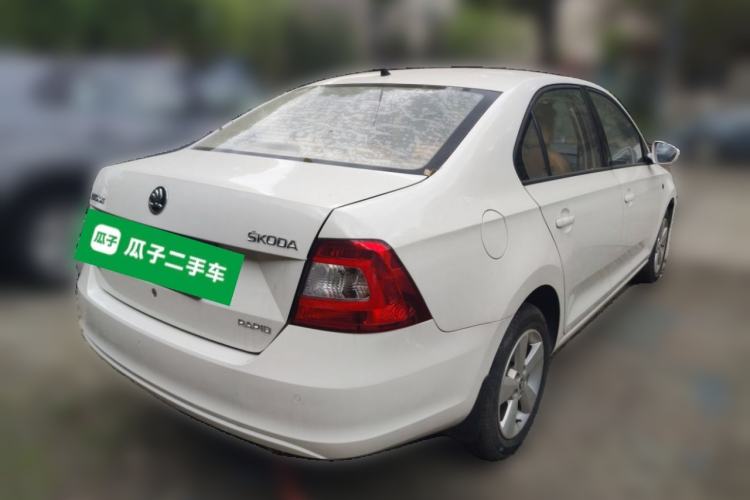 Used Skoda Rapid 2016 1.6L Automatic Chuanxing Edition Rear Right 45 Deg