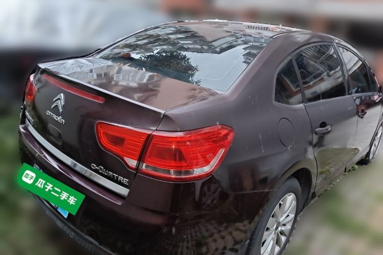 Used Citroen C-Quatre 2013 Sedan 1.6L Automatic Prestige Model Rear Right 45 Deg