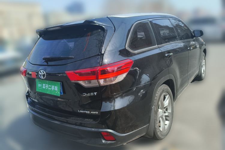 Used Toyota Highlander 2018 2.0T Four-Wheel Drive Supreme Edition 7-Seater China VI Rear Right 45 Deg