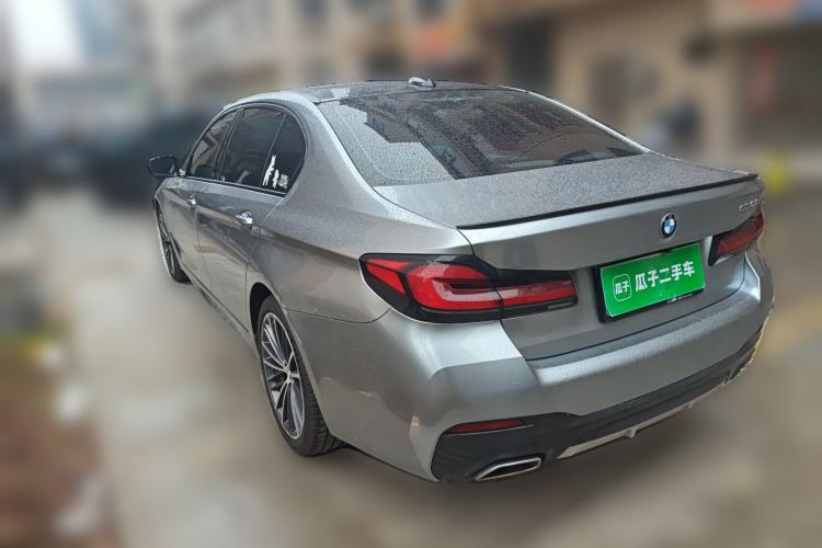 Used BMW 5 Series 2021 530Li Leading Model M Sport Package Rear Left 45 Deg