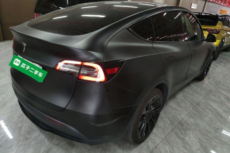 Used Tesla Model Y 2021 Long-Range All-Wheel-Drive Version Rear Right 45 Deg