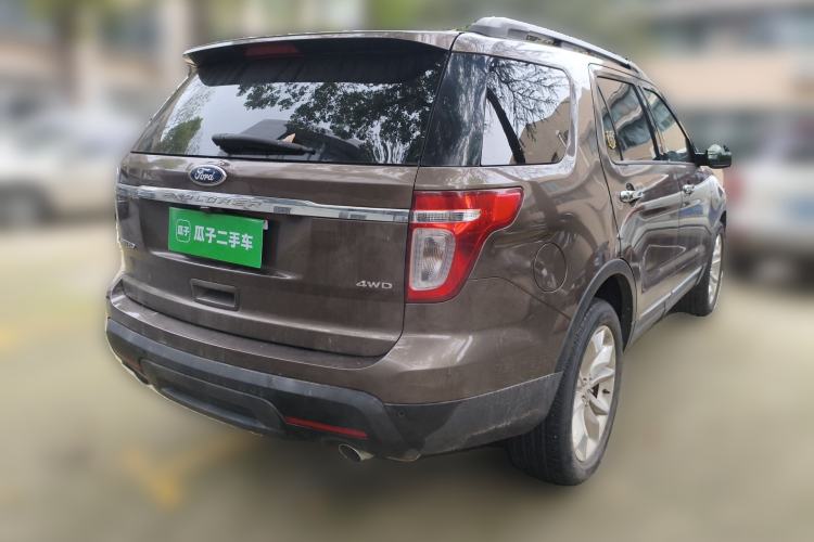 Used Ford Explorer 2013 3.5L Deluxe Model Rear Right 45 Deg