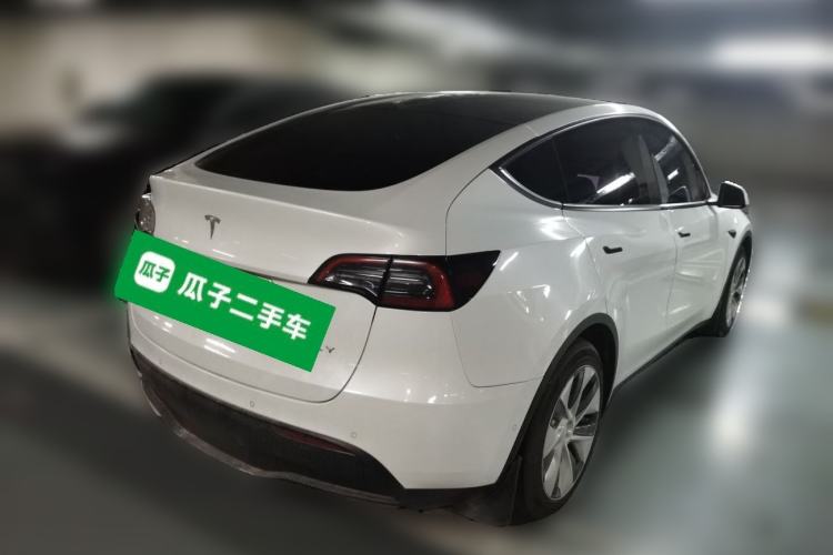 Used Tesla Model Y 2021 Standard Range Rear-Wheel Drive Version Rear Right 45 Deg