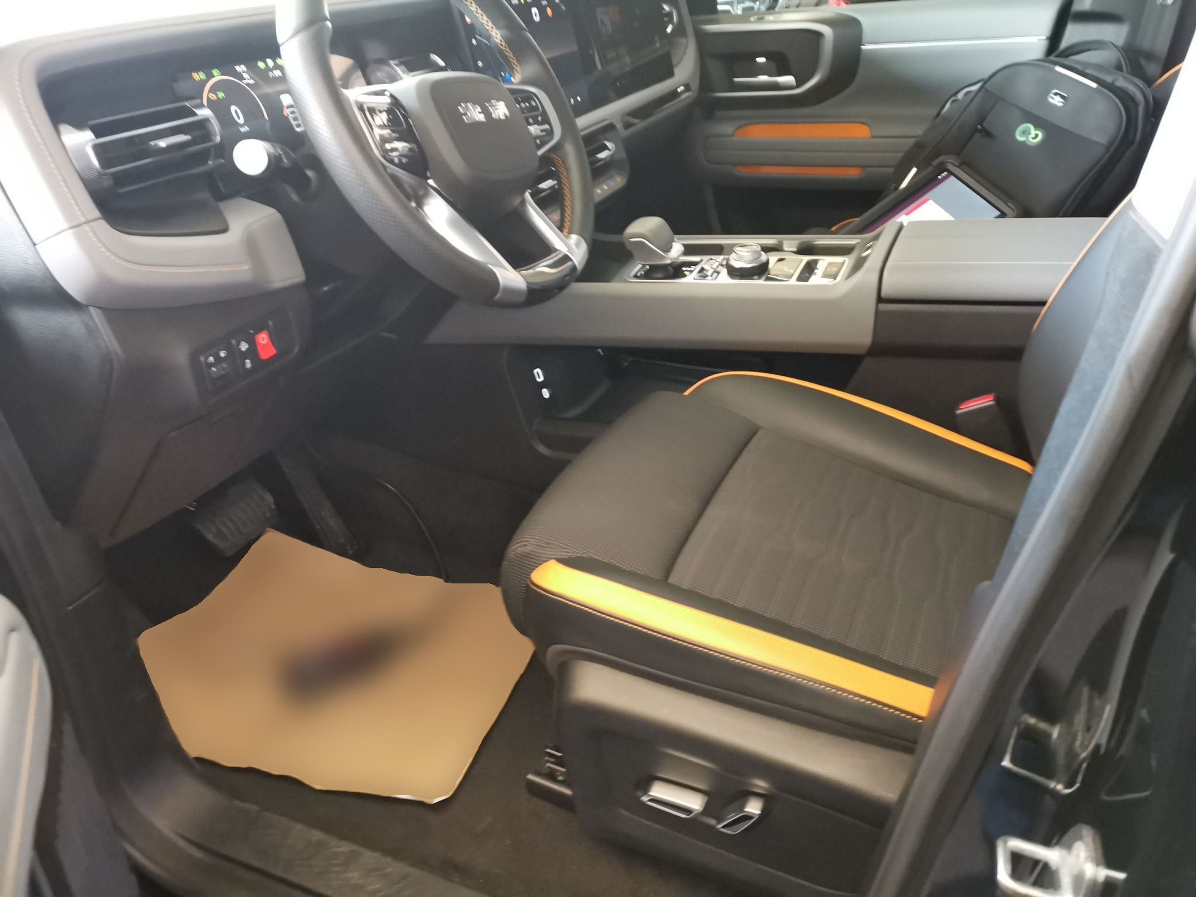 Переднее сиденье в автомобиле