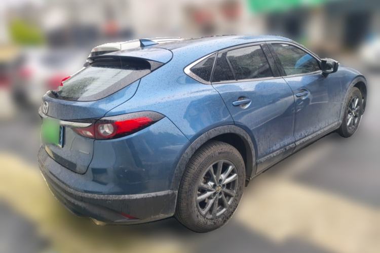 Used Mazda CX-4 2020 2.0L Automatic Two-Wheel Drive Blue Sky Dynamic Edition Rear Right 45 Deg