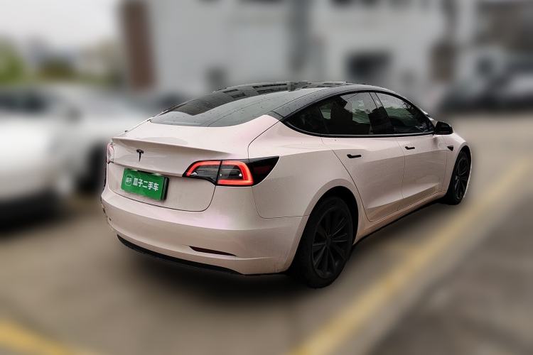 Used Tesla Model 3 2022 Rear-Wheel-Drive Version Rear Right 45 Deg