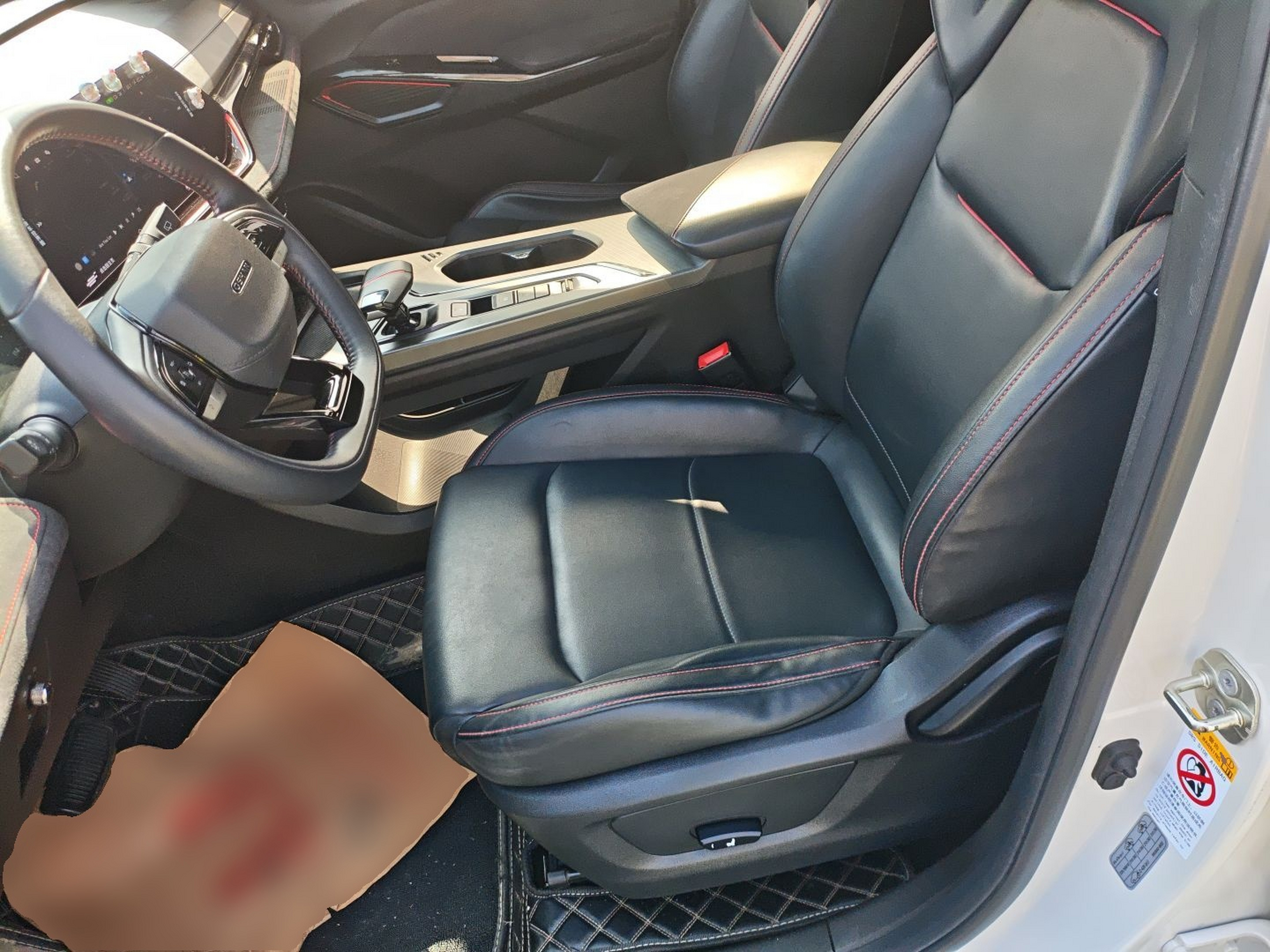 Переднее сиденье в автомобиле