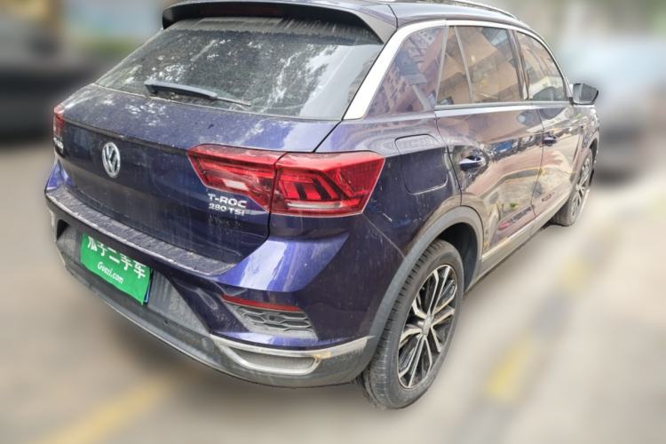 Used Volkswagen T-ROC 2019 280TSI DSG Two-Wheel Drive Comfort Version China VI Standard Rear Right 45 Deg