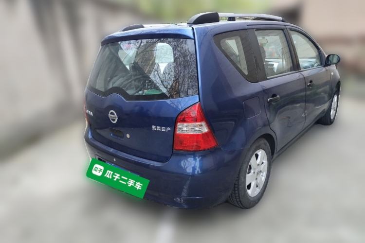 Used Nissan Livina 2010 Jingyue Edition 1.6L Manual All-Around Model Rear Right 45 Deg