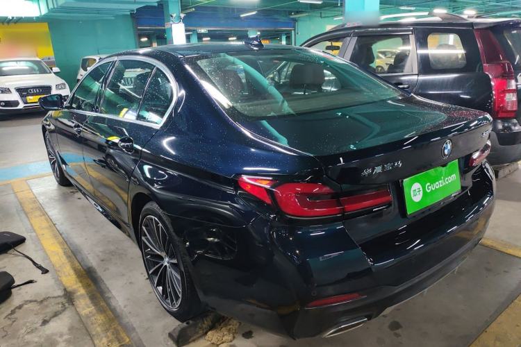 Used BMW 5 Series 2023 530Li Leading Model M Sport Package Rear Left 45 Deg