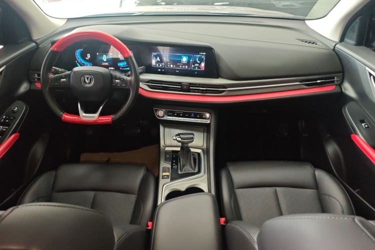 Used CHANGAN CS55PLUS 2021 Blue Whale Edition 1.5T DCT Luxury Model Center Console