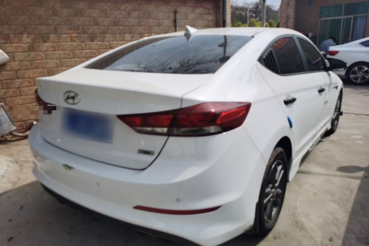 Used Hyundai Elantra (6th Generation / Lingdong) 2016 1.4T Dual-Clutch Xuan Dong · Dynamic Version Rear Right 45 Deg