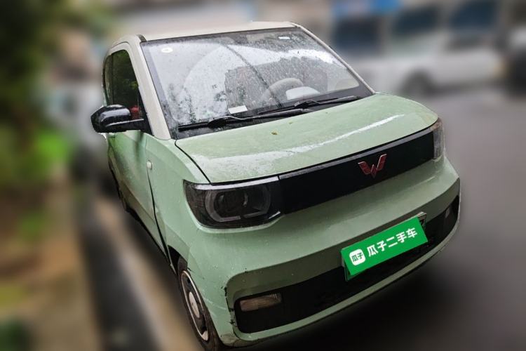 Used Wuling Hongguang MINIEV 2021 Macaron Fashion Model Lithium Iron Phosphate Front Right 45 Deg