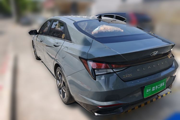 Used Hyundai Elantra 2022 1.5L CVT GLX Elite Edition Rear Left 45 Deg