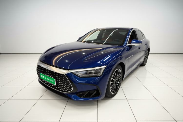 Used BYD Han 2023 DM-i Champion Edition 121KM Prestige Model Front Left 45 Deg