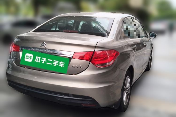 Used Citroen C4L 2013 1.8L Automatic Jingzhi Edition Rear Right 45 Deg