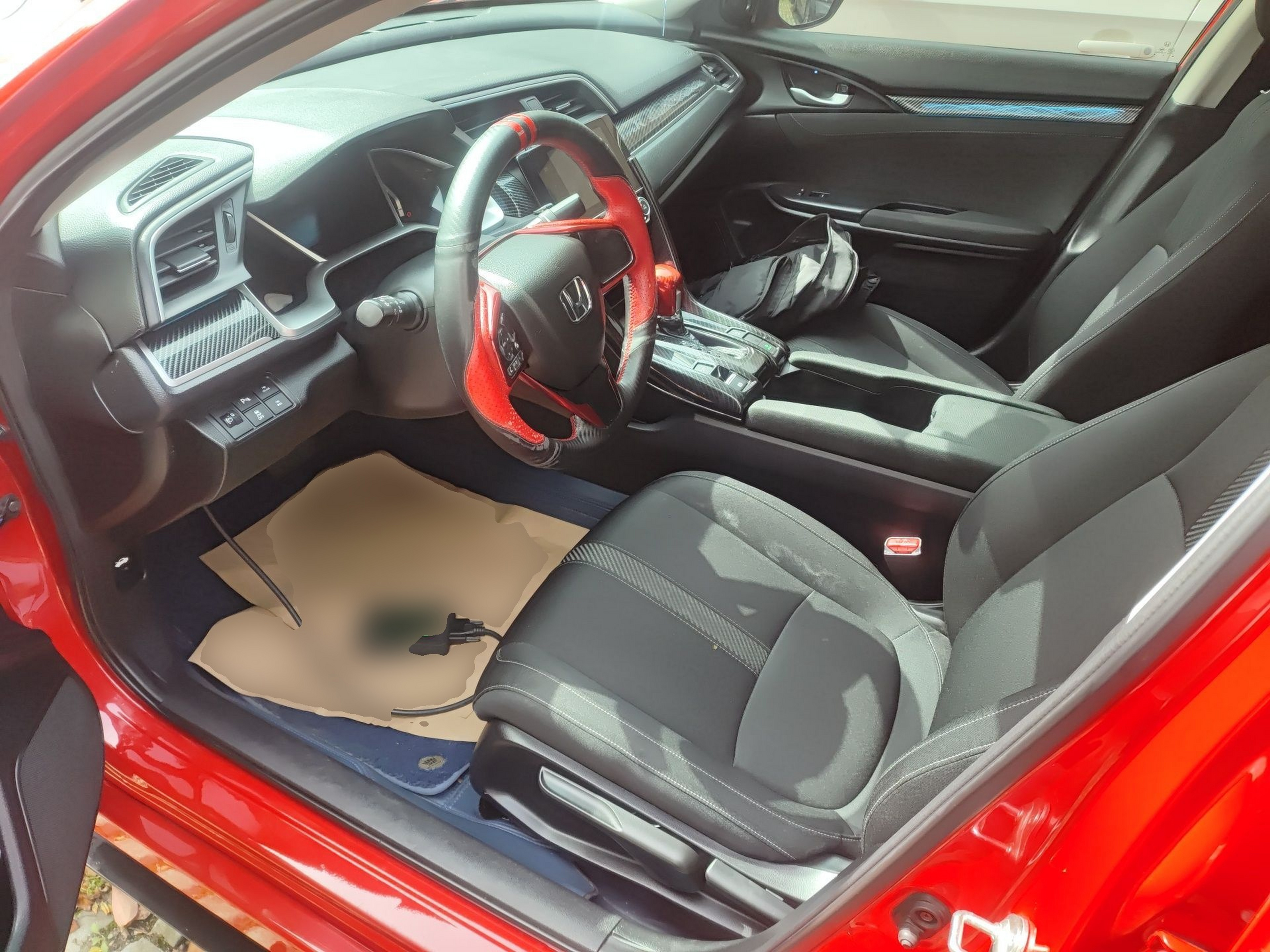 Avant de la voiture